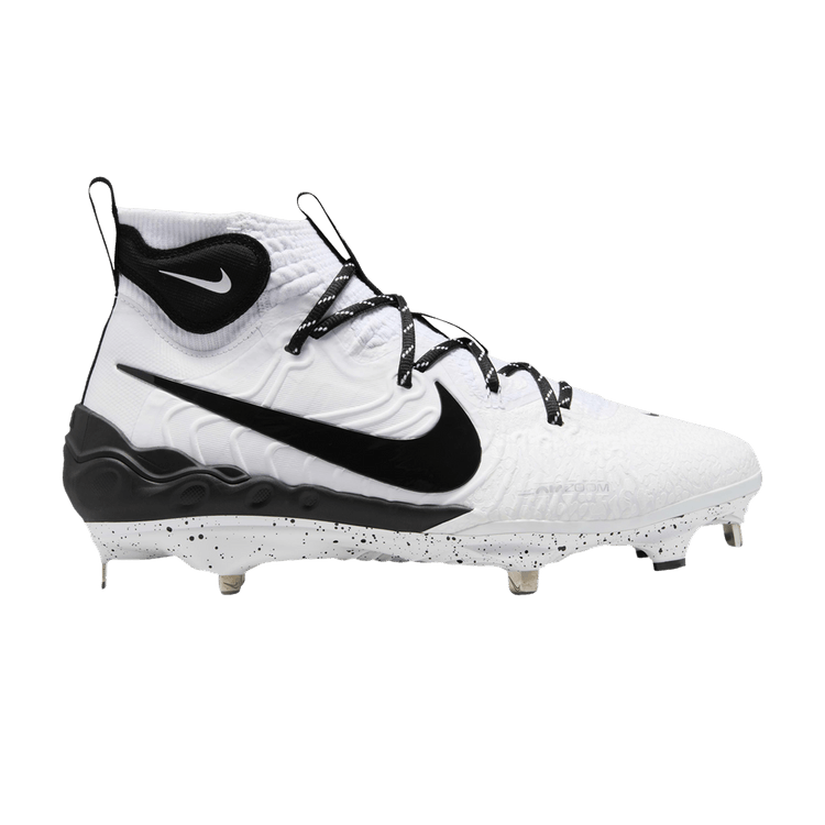 Nike Alpha Huarache NXT 'White Black Speckled' — White/Pure Platinum/Black