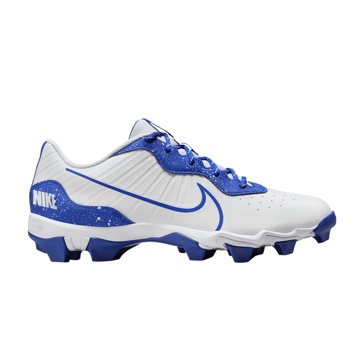 Nike Alpha Huarache 4 Keystone 'White Hyper Royal Splatter' — White/Hyper Royal