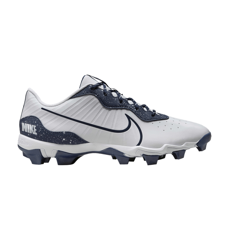 Nike Alpha Huarache 4 Keystone 'White Midnight Navy Splatter' — White/Midnight Navy