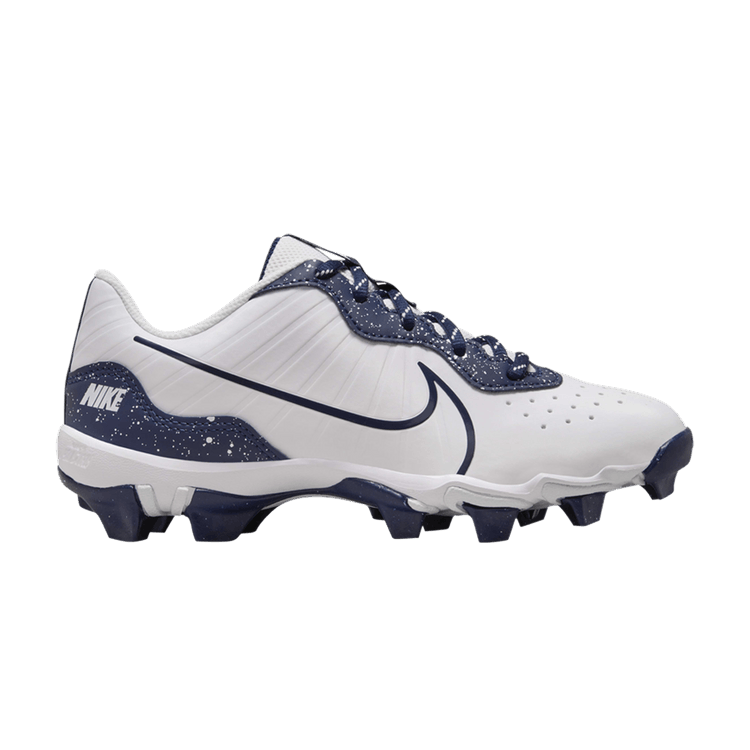 Nike Alpha Huarache 4 Keystone GS 'White Midnight Navy Splatter' — White/Midnight Navy