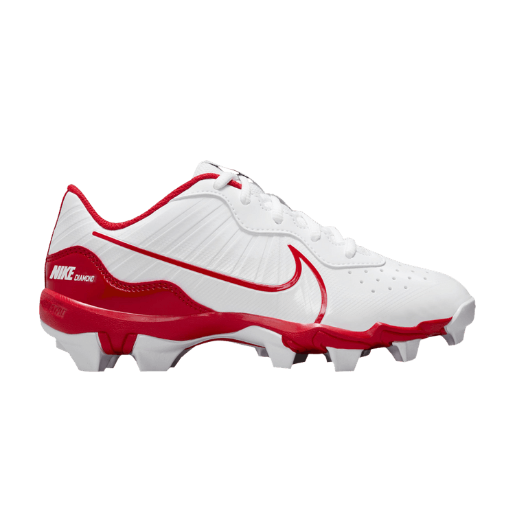 Nike Alpha Huarache 4 Keystone GS 'White University Red' — White/Pure Platinum/University Red