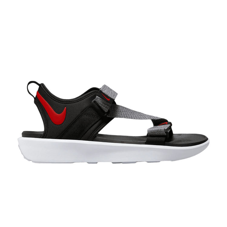 Nike Vista Sandal 'Black University Red' — Black/White/Wolf Grey/University Red