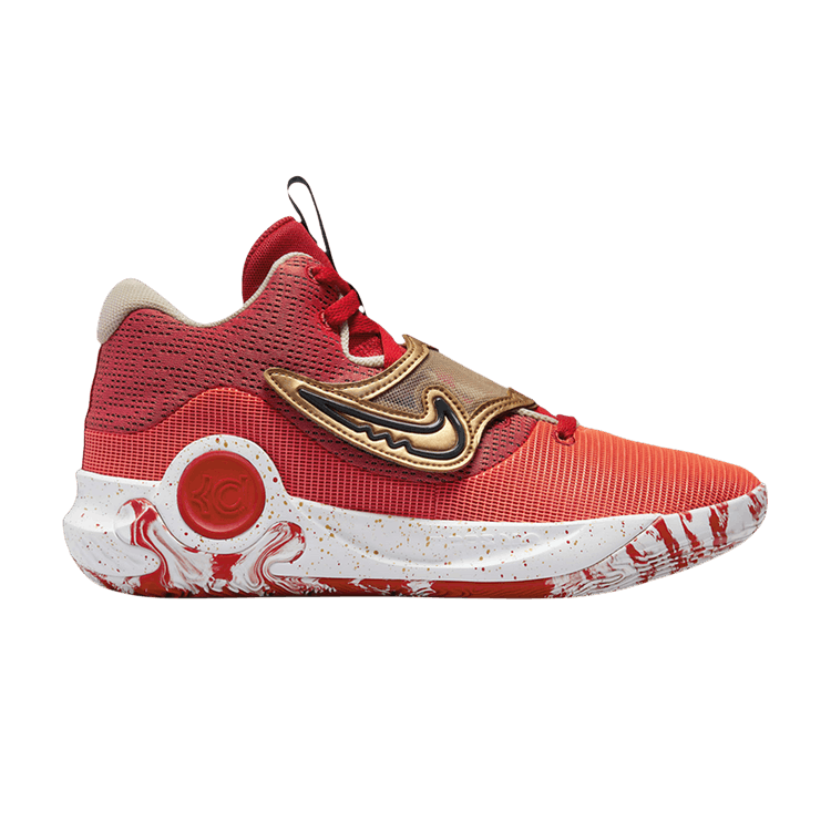 Nike KD Trey 5 X EP 'University Red Metallic Gold' — University Red/Midnight Navy/Light Orewood Brown/Metallic Gold