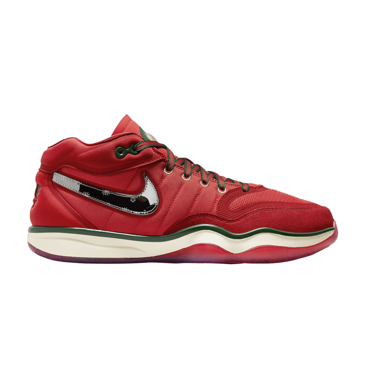 Nike Air Zoom GT Hustle 2 EP 'Christmas' — Track Red/Metallic Silver/Mystic Red/Fir