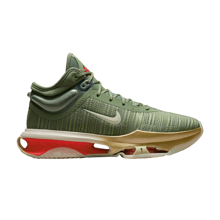 Nike Air Zoom GT Jump 2 'Our Holiday Pack' — Oil Green/Sea Glass/Metallic Gold/Light Wild Mango/Vintage Green/University Red
