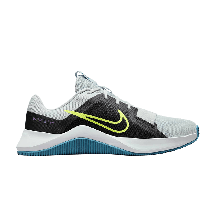 Nike MC Trainer 2 'Platinum Black Volt' — Pure Platinum/Black/Green Abyss/Volt