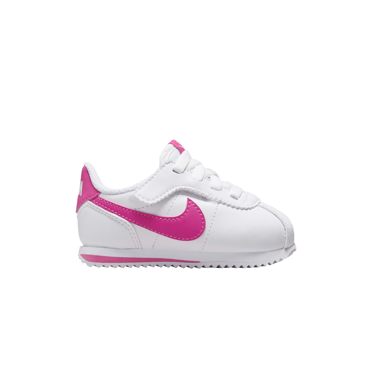 Nike Cortez EasyOn TD 'White Laser Fuchsia' — White/Laser Fuchsia
