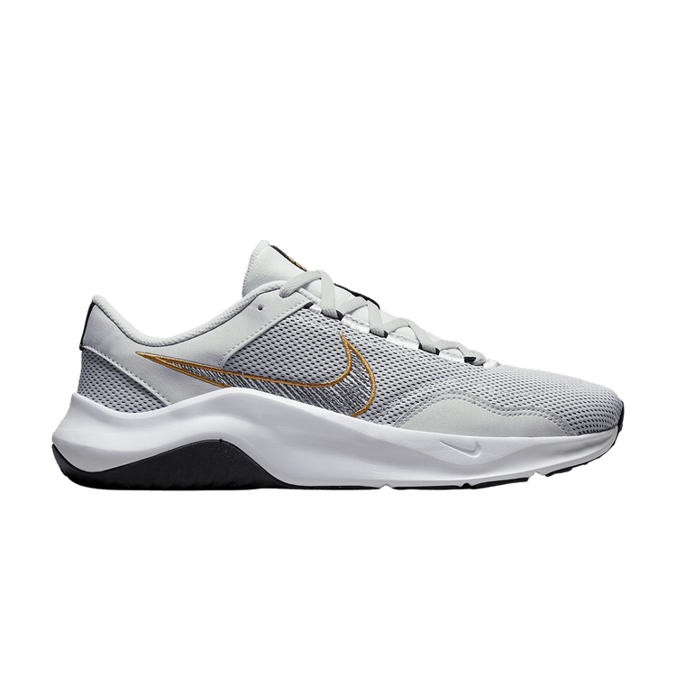 Nike Legend Essential 3 Next Nature 'Photon Dust Gold' — Photon Dust/White/Gold Suede/Black
