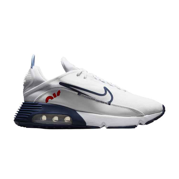 Nike Air Max 2090 'White Midnight Navy' — White/Midnight Navy/Chile Red