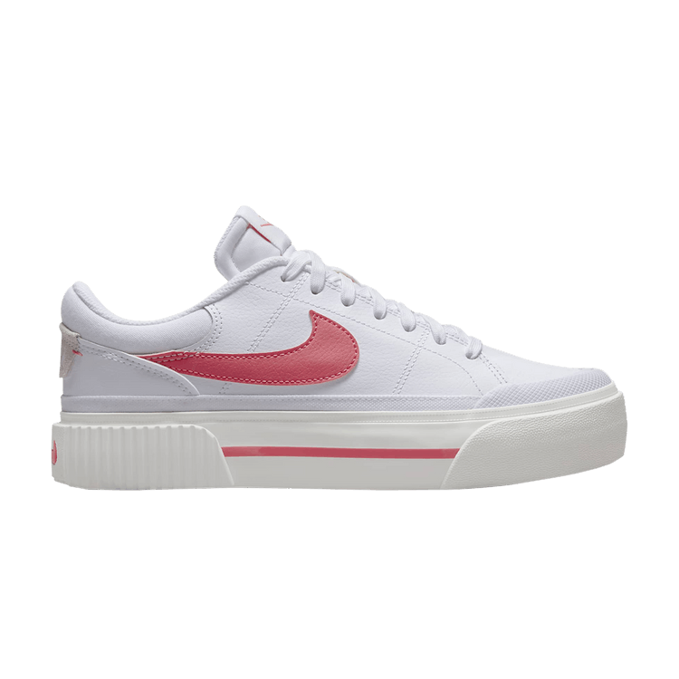 Nike Wmns Court Legacy Lift 'White Sea Coral' — White/Summit White/Coral Chalk/Sea Coral