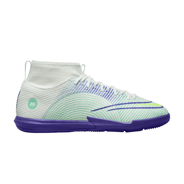 Nike Mercurial Superfly 8 Academy IC GS 'Dream Speed - Barely Green Electro Purple' — Barely Green/Electro Purple/Aurora Green/Volt