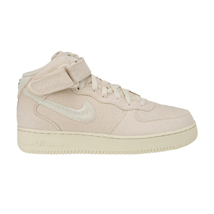 Stussy x Nike Air Force 1 Mid PS 'Fossil' — Fossil