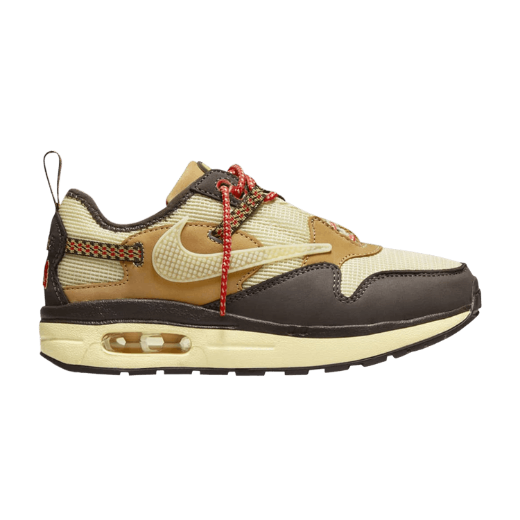 Travis Scott x Nike Air Max 1 PS 'Baroque Brown' — Baroque Brown/Lemon Drop/Wheat/Chile Red