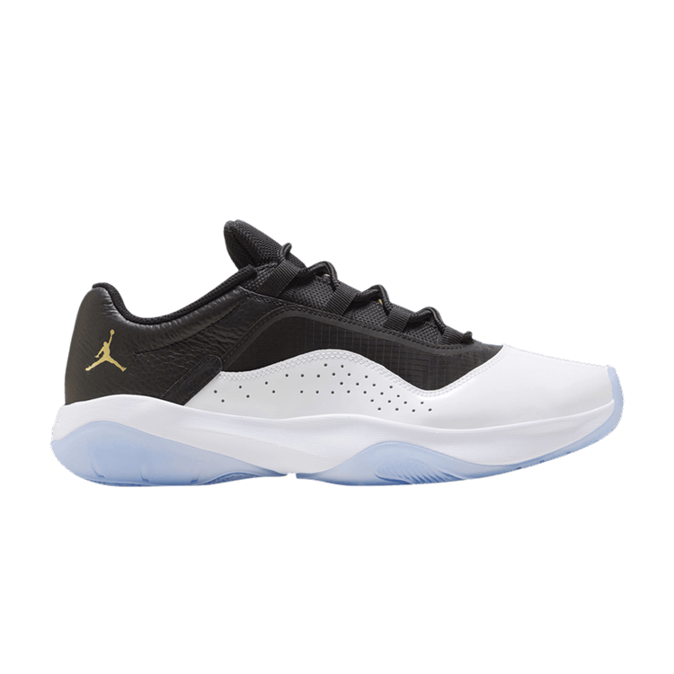 Air Jordan 11 CMFT Low 'Black White Gold' — Black/White/Metallic Gold