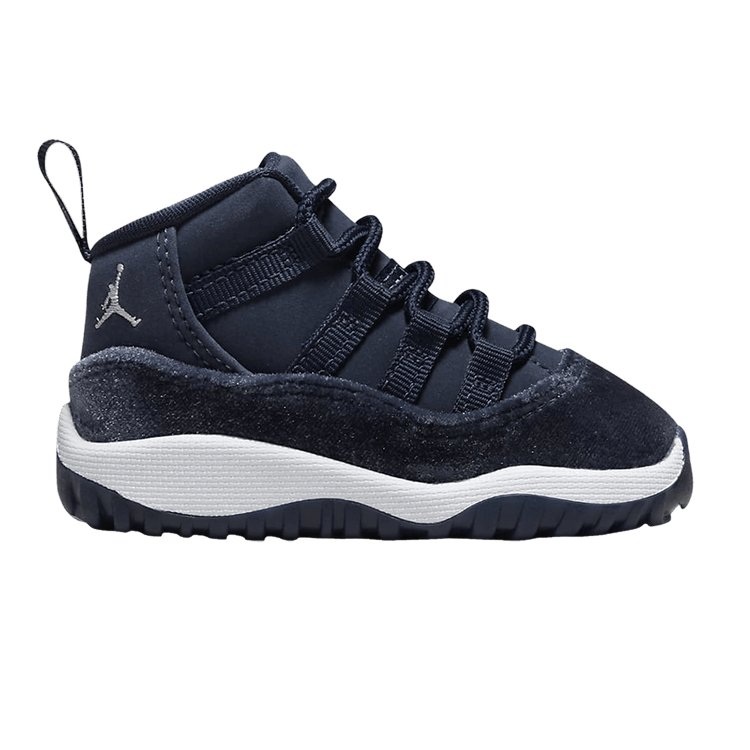 Air Jordan 11 Retro TD 'Midnight Navy Velvet' — Midnight Navy/Metallic Silver/White