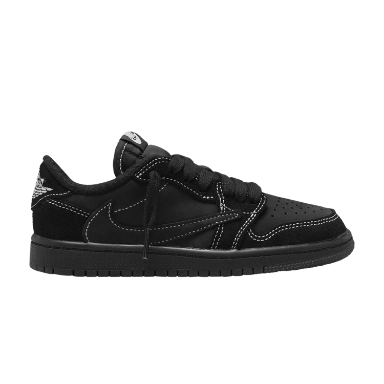 Travis Scott x Air Jordan 1 Retro Low OG SP PS 'Black Phantom' — Black/Phantom/University Red