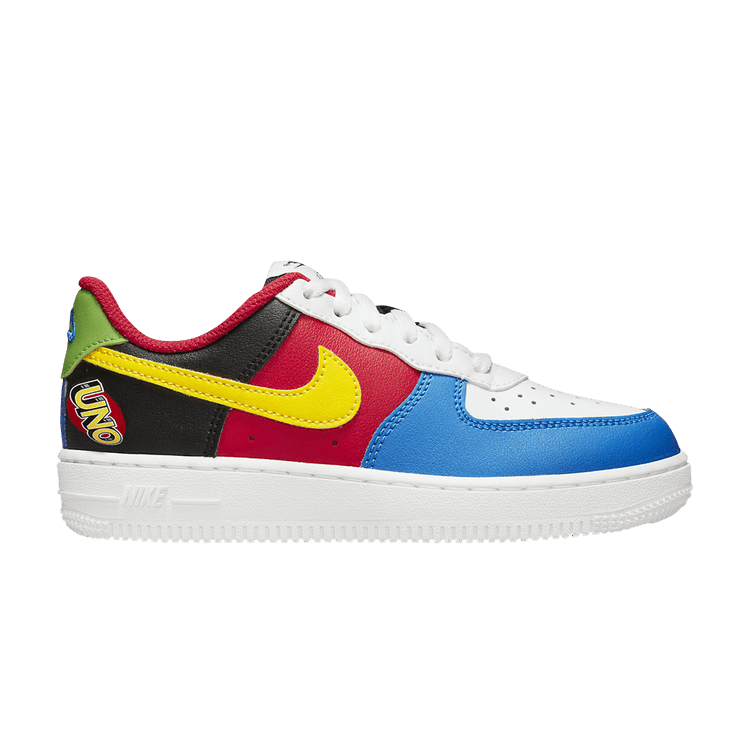 UNO x Nike Air Force 1 Low PS '50th Anniversary' — White/Yellow Zest/University Red