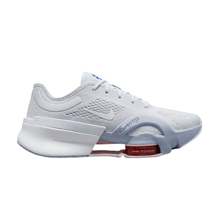 Nike Wmns Air Zoom SuperRep 4 Next Nature 'Grey Blue Whisper' — Football Grey/Blue Whisper/Medium Soft Pink/White