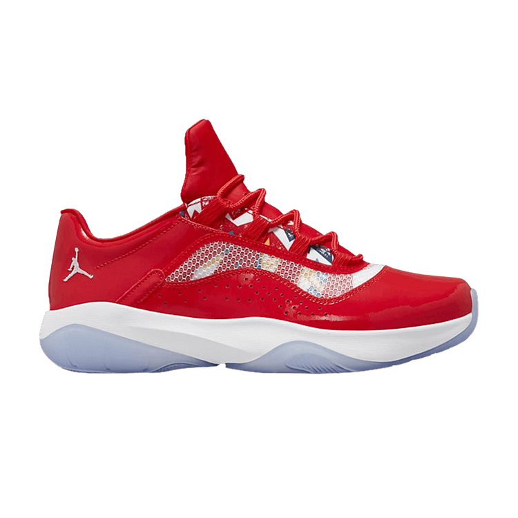 Air Jordan 11 CMFT Low 'Barcelona' — Chile Red/White