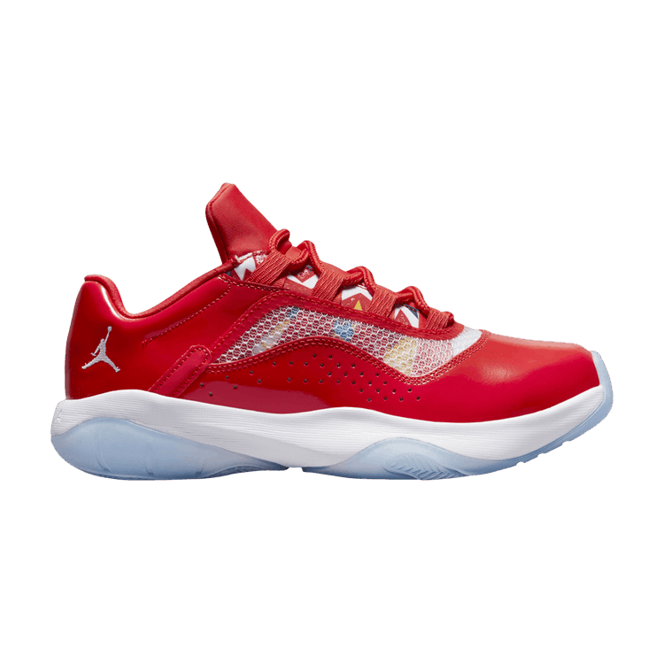 Air Jordan 11 CMFT Low GS 'Barcelona' — Chile Red/White