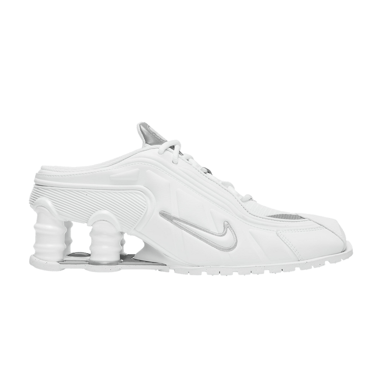 Martine Rose x Nike Wmns Shox Mule MR4 'White Metallic Silver' — White/Metallic Silver/White
