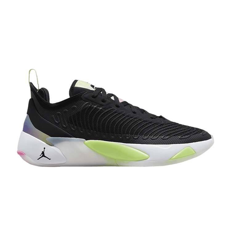 Air Jordan Luka 1 PF 'Black Lime Glow' — Black/Black/Lime Glow/Green Glow