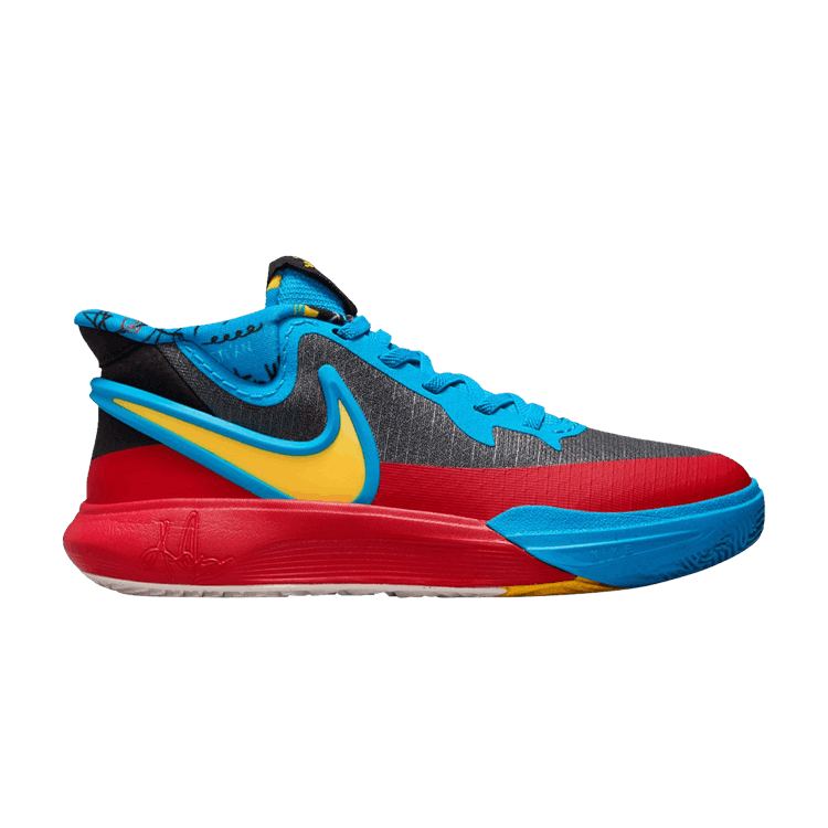 Nike Kyrie 8 GO SE PS 'Black Blue Tour Yellow' — Black/Tour Yellow