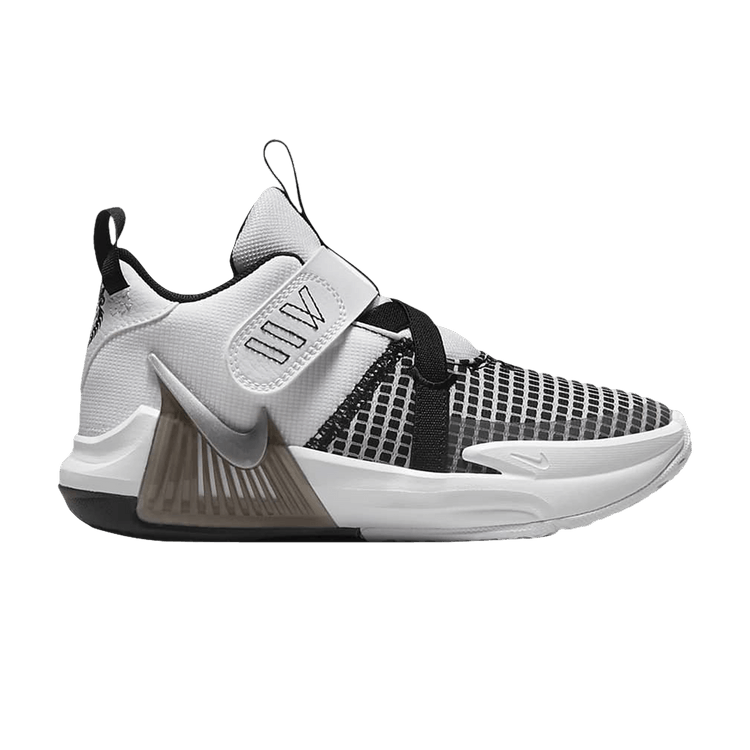 Nike LeBron Witness 7 PS 'White Black' — White/Black/Black/Metallic Silver