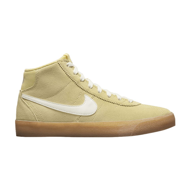 Nike Wmns Bruin High SB 'Lemon Wash Gum' — Lemon Wash/Lemon Wash/Gum Light Brown/Sail