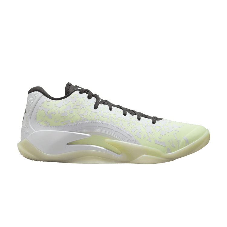 Air Jordan Zion 3 PF 'No Guts' — White/White/Black/Barely Volt/Volt