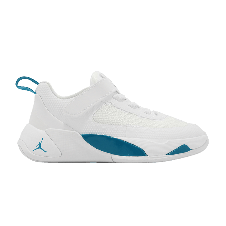 Air Jordan Luka 1 PS 'Legend Of 7' — White/Neo Turquoise/Bright Crimson/Metallic Silver