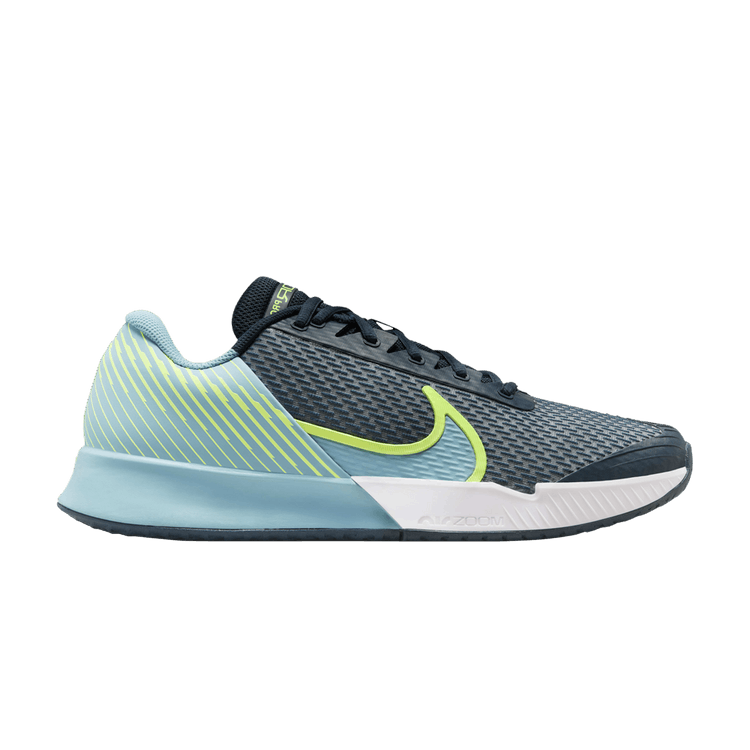 NikeCourt Air Zoom Vapor Pro 2 HC 'Armory Navy Denim Turquoise' — Armory Navy/Volt/Denim Turquoise