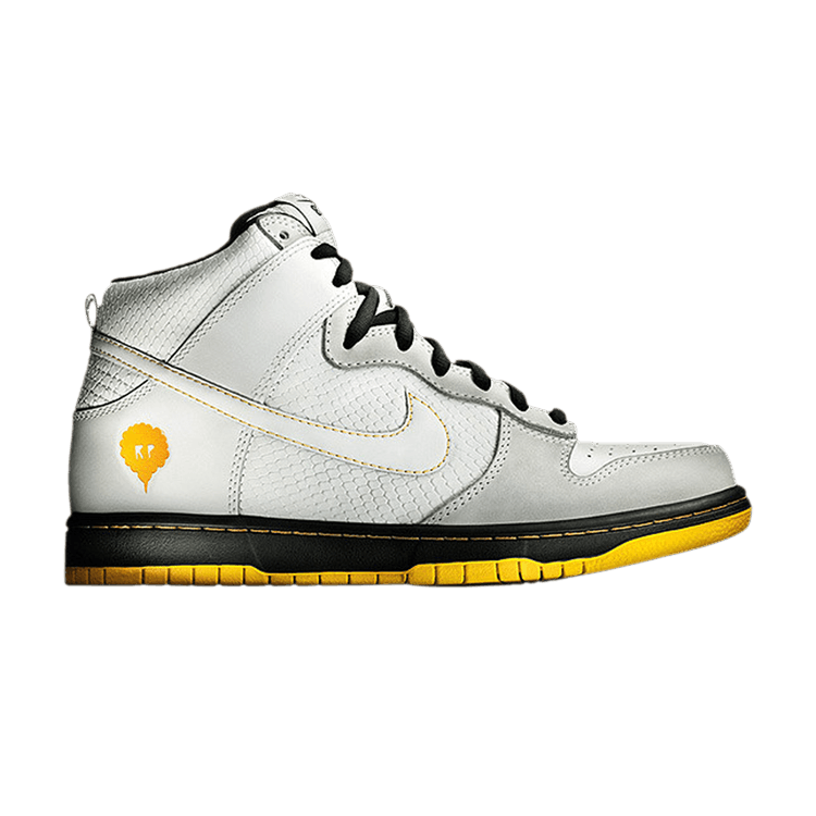 Nike Dunk High SB 'Brazil Custom Series 02 - Rodrigo Petersen' — White/Grey/Yellow/Black