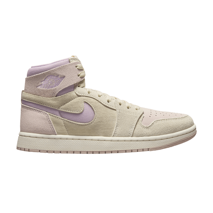 Wmns Air Jordan 1 High Zoom Comfort 2 'Muslin Plum Chalk' — Muslin/Particle Beige/Sail/Plum Chalk