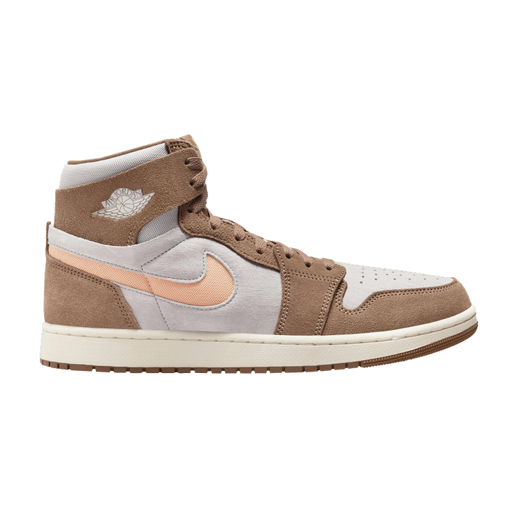 Air Jordan 1 High Zoom Comfort 2 'Archaeo Brown' — Archaeo Brown/Neutral Grey/Sail/Orange Chalk