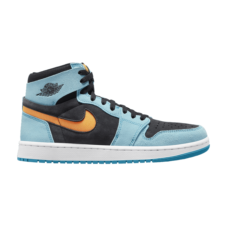 Air Jordan 1 High Zoom Comfort 2 'Bleached Aqua Citrus' — Bleached Aqua/Black/White/Bright Citrus