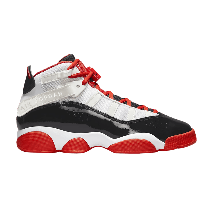 Air Jordan 6 Rings GS 'White Black Team Orange' — White/Black/Sail/Team Orange