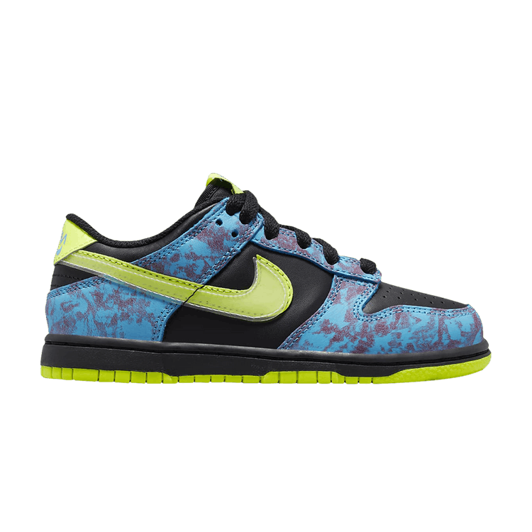 Nike Dunk Low SE PS 'Let's Dance' — Multi-Color/Black/Baltic Blue/Volt