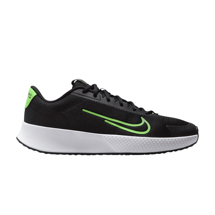 NikeCourt Vapor Lite 2 HC 'Black Poison Green' — Black/White/Poison Green