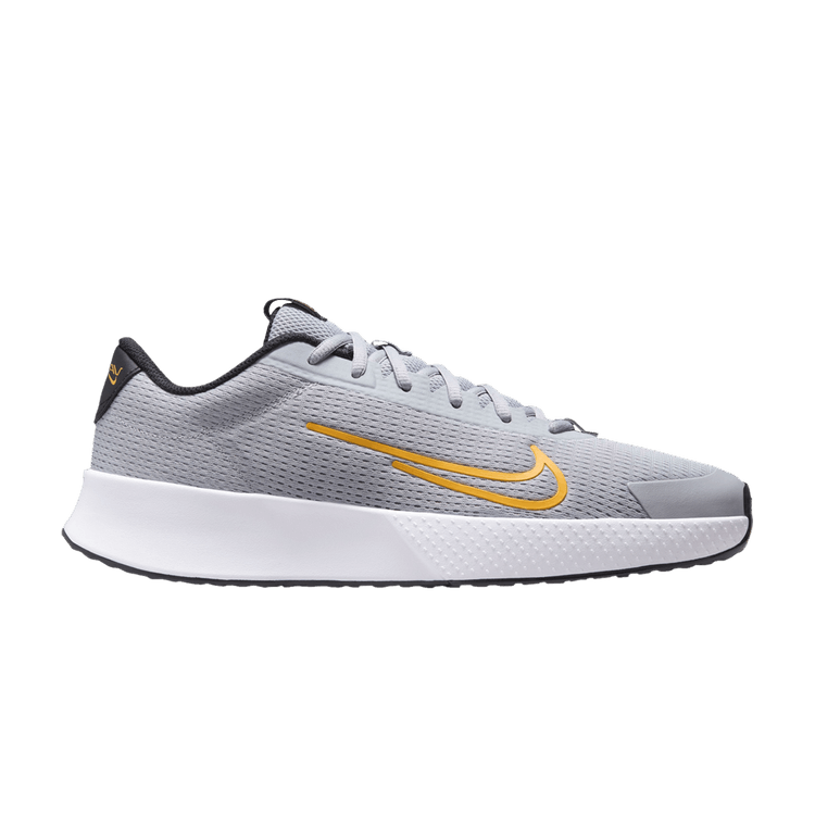 NikeCourt Vapor Lite 2 HC 'Wolf Grey Laser Orange' — Wolf Grey/Black/Laser Orange