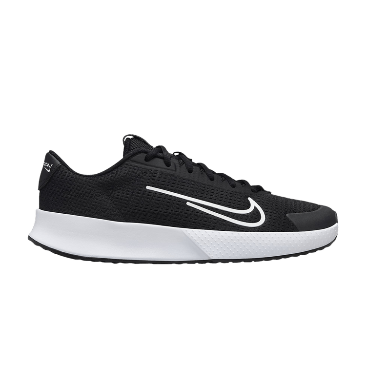 Wmns NikeCourt Vapor Lite 2 HC 'Black White' — Black/White