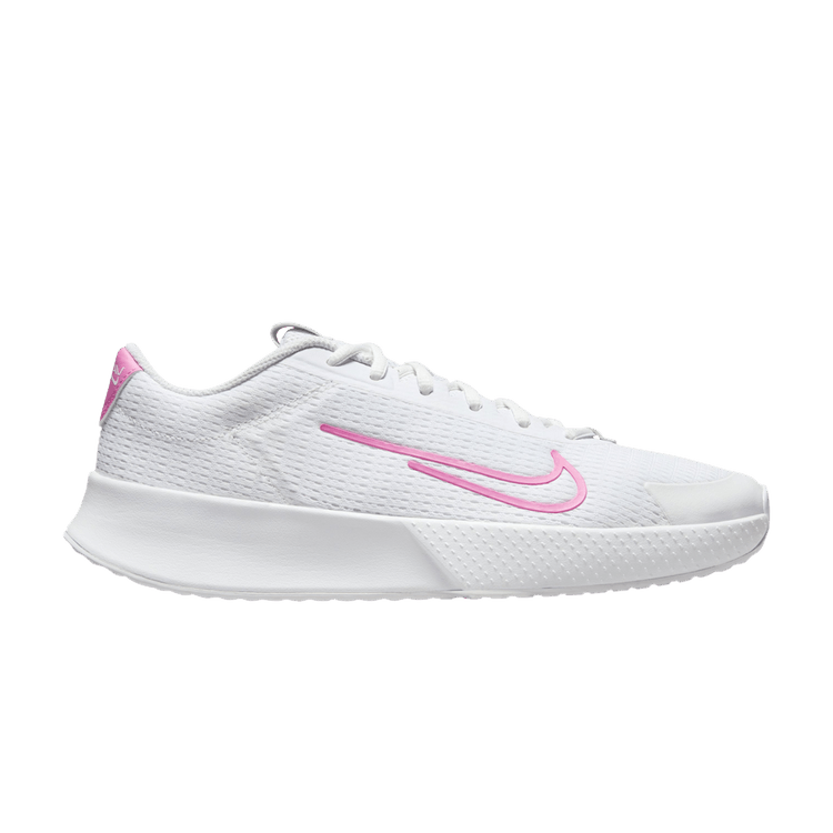 Wmns NikeCourt Vapor Lite 2 HC 'White Playful Pink' — White/White/Playful Pink