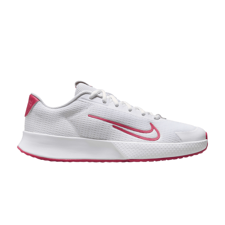Wmns NikeCourt Vapor Lite 2 HC 'White Hot Punch' — White/Hot Punch/Crimson Tint/Aster Pink