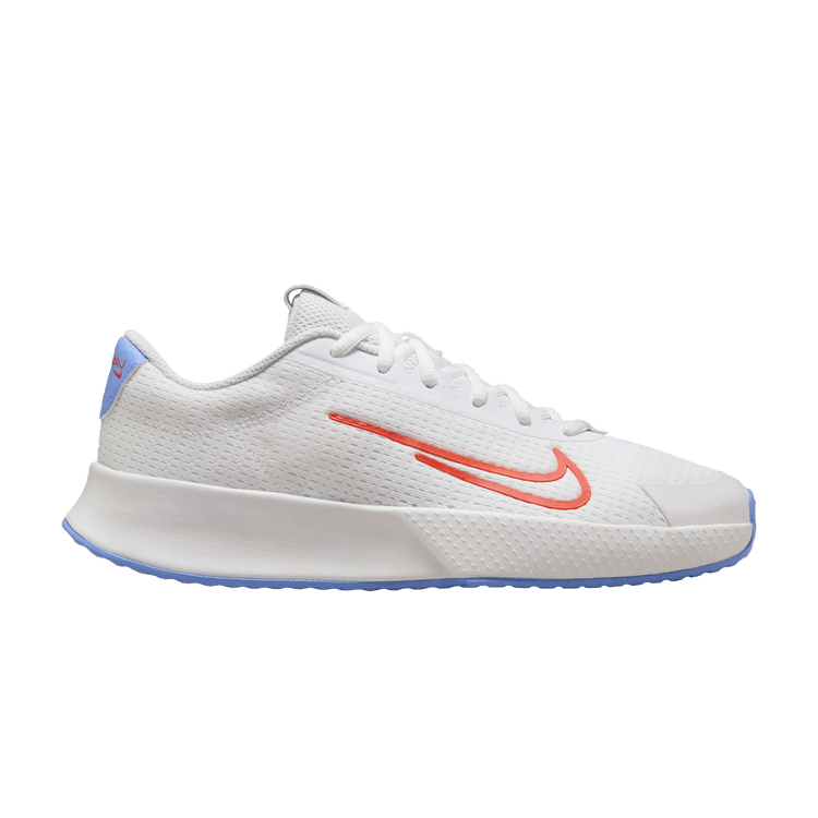 Wmns NikeCourt Vapor Lite 2 HC 'White Royal Pulse Mango' — White/Royal Pulse/Light Wild Mango