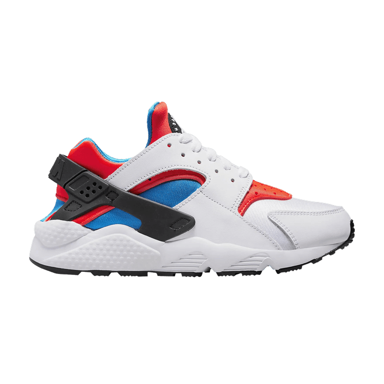 Nike Wmns Air Huarache 'White Bright Crimson' — White/Bright Crimson/Photo Blue/Black