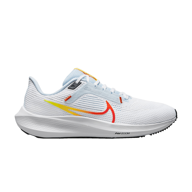 Nike Wmns Air Zoom Pegasus 40 'White Laser Orange' — White/Blue Tint/Laser Orange/Picante Red