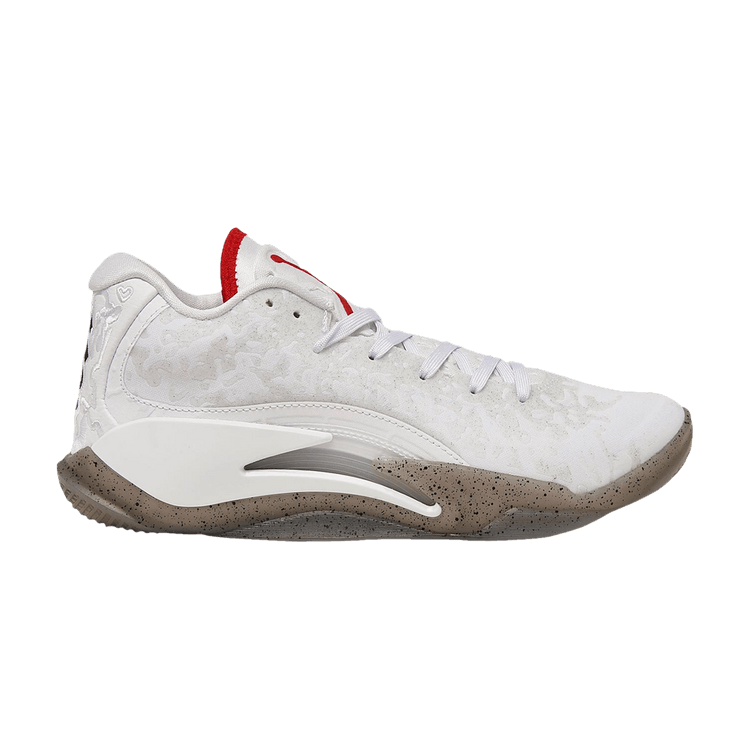 Air Jordan Zion 3 GS 'Fresh Paint' — White/Cement Grey/Pure Platinum/University Red