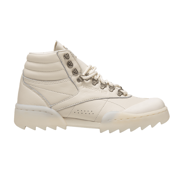 Gigi Hadid x Reebok Wmns Freestyle High Nova Ripple 'Chalk White' — Chalk White/Silver Metallic/Gum