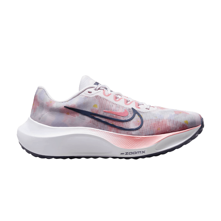 Nike Wmns Zoom Fly 5 Premium 'Floral Watercolor' — Pearl Pink/Coral Chalk/White/Midnight Navy