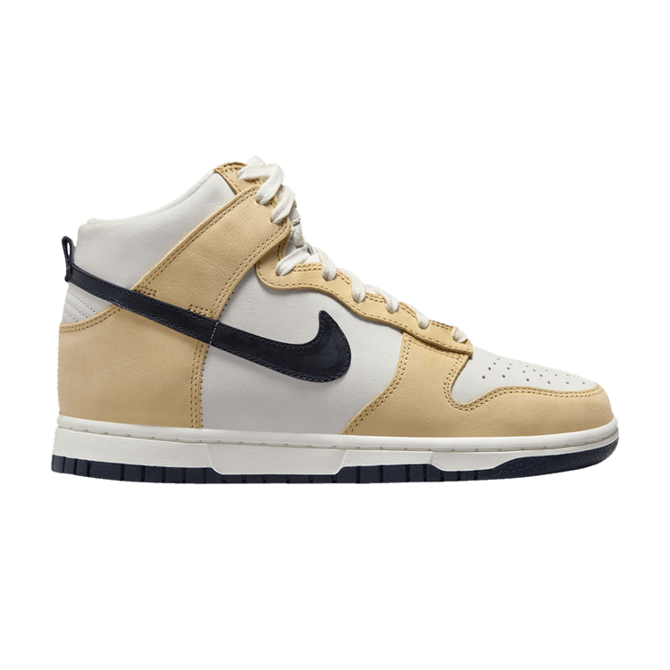 Nike Wmns Dunk High Premium 'Sesame Obsidian' — Sail/Sesame/Obsidian